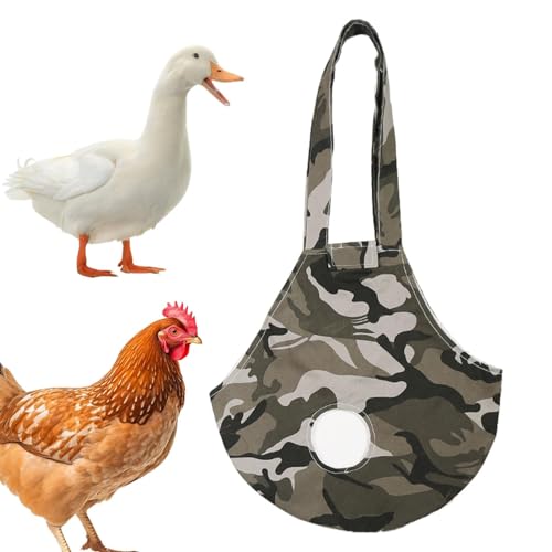 Chicken Carrier Sling – Chicken Shoulder Bag, Chicken Carrier Bags | Umhängetasche atmungsaktiv, langlebig, leicht zu reinigen, tragbar und bequem für Huhn, Hahn, Geflügel von Naqqios