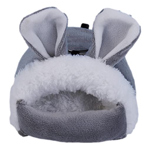 Hamster-Schlafhöhle aus Plüsch und Baumwolle, gemütliches Fleece-Haus, Warmer Zwerghamsterkäfig mit weicher Matte, Höhlenbett für Kleintiere für Chinchil Hamster-Schlafhöhle aus Plüsch und Baumwolle, gemütliches Fleece-Haus, Warmer Zwerghamsterkäfig mit weicher Matte, Höhlenbett für Kleintiere für Chinchil von Naqqios