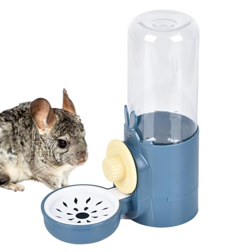 Kaninchenwasserflasche, Kaninchenwasserspender für Käfig | 500 ml Chinchilla-Wasserspender - Hamster-Wasserspender, automatischer Haustier-Wasserspender, Haustierkäfig-Wasserspender für Hamster, Klein von Naqqios