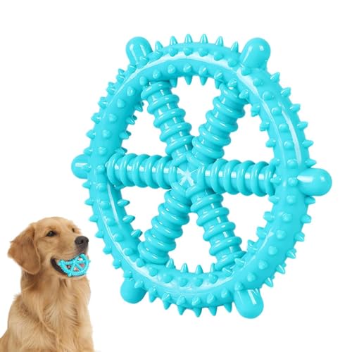 Kauspielzeug für Welpen, robustes Hundespielzeug - Kauspielzeug für Hundezahnbürsten,Beißring für Welpen, unzerstörbares, quietschendes Spielzeug, Beißringe in Lebensmittelqualität für Zuhause, Käfig, von Naqqios