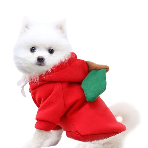 Naqqios Hunde-Winterjacke, plus Samt-Hunde-Sweatshirt, modisches Hundezubehör, warme Haustierkleidung für Bewegung, Outdoor, Katzen von Naqqios