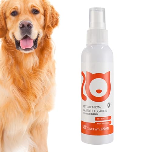 Naqqios Töpfchen-Trainingsspray für Welpen – Töpfchen-Trainingsspray für Hunde, 120 ml Lockstoffspray für Hunde zum Pinkeln, Trainingslockstoff von Naqqios