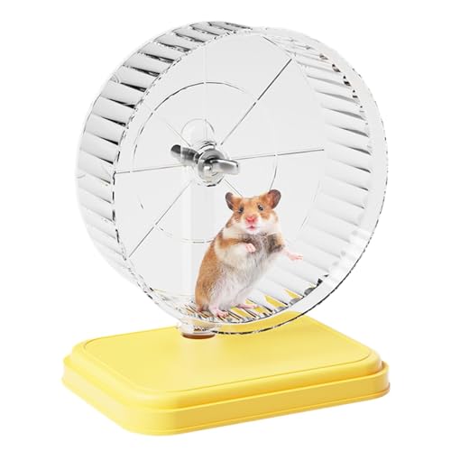 Superleise Hamster-Laufräder – Leise drehende Hamster-Laufräder mit verstellbarem Ständer | Hamster-Laufrad, Hamsterrad-Spielzeug von Naqqios