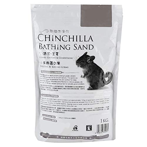 Andraw Pet Bathing Sand, Pet Bath Sand, Environmental Purify Sand für Hamster Bathing Bathing Chinchilla Bathing von Naroote