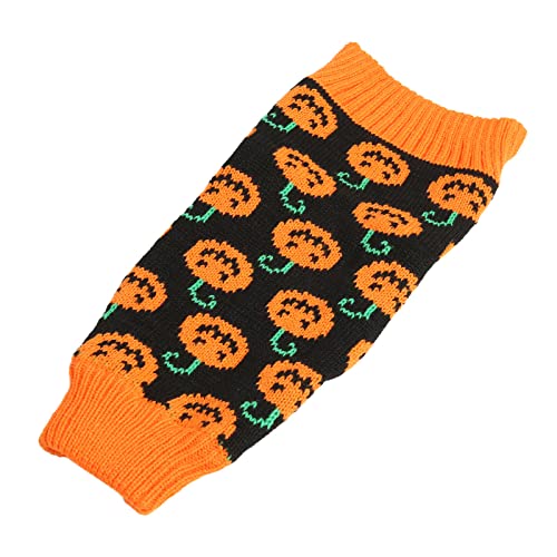 Naroote Hundepullover, Halloween-Hundepullover, Orange, Schwarz, Multi-Kürbis-, Hundefamilie, Täglicher Versammlungspullover (M) von Naroote