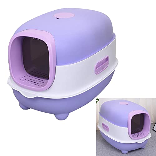 Katzentoilette, Spritzwassergeschützte, Geruchshemmende Katzentoilette für den Innenbereich für Heimtierbedarf von Naroote