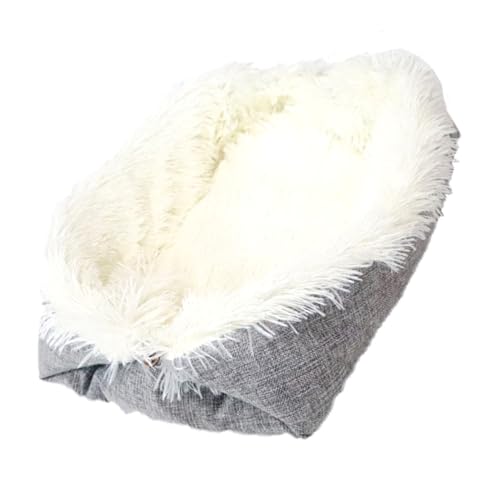 Naroote Hundebett, Katzenbett, Mittelgroßes Hundebett für Katzen und Hundekissen, mit Bequemer Polsterung, Bett für Katzen oder Kleine Hunde (White) von Naroote