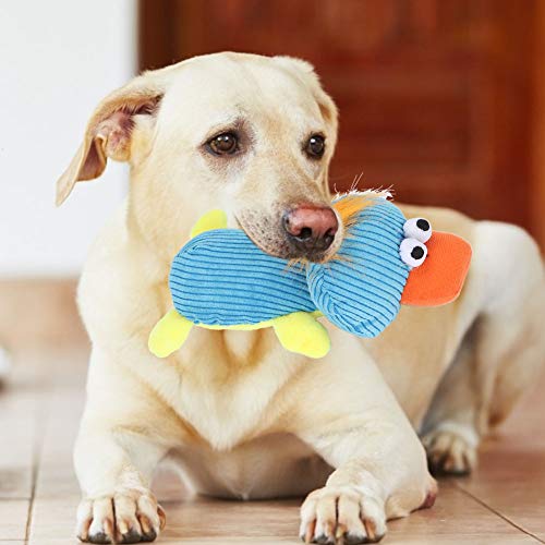 Naroote Hundespielzeug, Welpenspielzeug, Hundekuscheltiere, Kauspielzeug, Quietschspielzeug für Hunde, Enten-Affen-Sound-Spielzeug für Große, Mittelgroße und Kleine Hunde, von Naroote