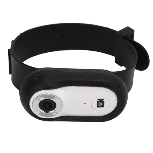 Naroote Katzenhalsband-Kamera, Videoaufnahme, HD-Bild, Haustier-Action-Kamera, Unterstützt Wiedergabe für Drinnen und Draußen (WHITE) von Naroote