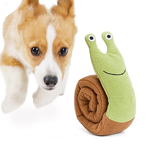 Naroote Kauspielzeug für Welpen, bequemes Spielzeug, um Ihren Hund zum Spielen zu ziehen (Schnecken-Design) von Naroote