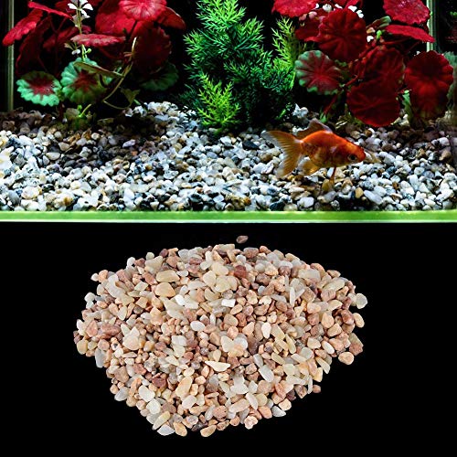 Naroote Praktische Trockenzustand Kristall Aquarium Dekoration Kristall Sand, Aquarium Landschaft Sand, DIY Zubehör Praktisch für Aquarium von Naroote