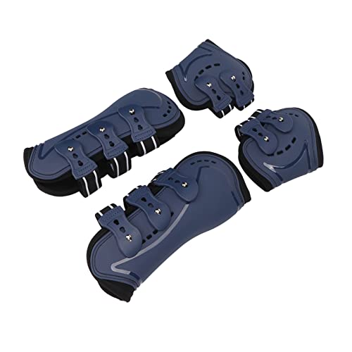 Gamaschen Pferd, Gamaschen 4Er Set, Vorne Hinter Paar Springgamaschen für Pferde Bequeme Bandagen Gamaschen Wasserdicht Gamaschen für das Laufen (M) von Naroote