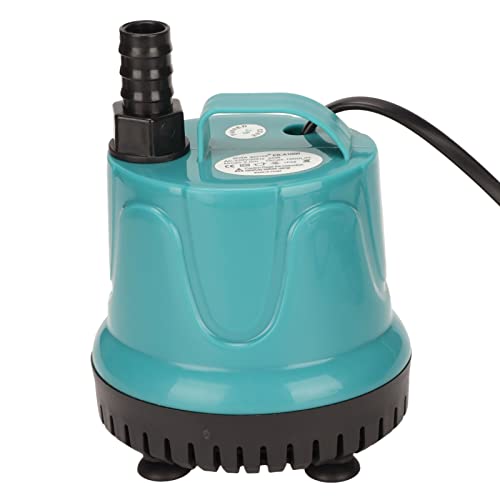 Naroote Tauchpumpe, EU-Stecker 220 V 25 W Leicht zu Reinigende Silent Bottom-Saugpumpe für Aquarium für Gartenbrunnen von Naroote