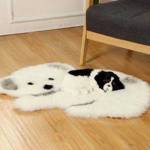 Pet Mat Cartoon Pet Dog Teppich, atmungsaktive waschbare Imitation Wolle Tierform für Hund Welpen(Koala) von Naroote