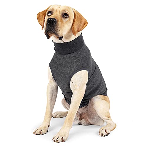 Haustierkleidung, Hunde-Angstjacke, Hemd, empfohlene beruhigende Weste für kleine, mittelgroße und große Hunde (2XL, Grau) von NashaFeiLi