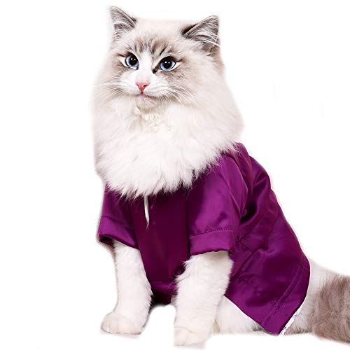 NashaFeiLi Haustier-Kleidung, Sommer-/Katzen-T-Shirt, coole Weste, Kostüm für Welpen, kleine Hunde und Katzen von NashaFeiLi