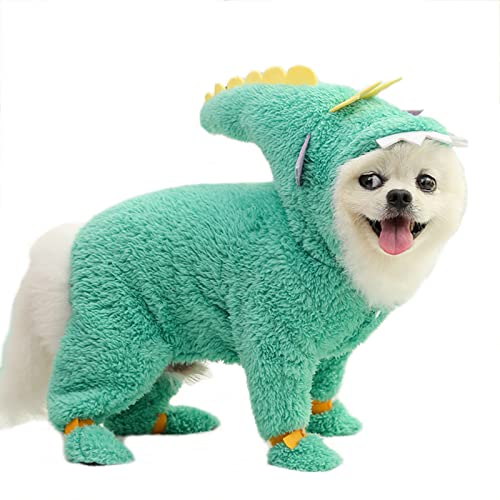 Pet Clothes, Dog Hoodies Coat Fleece Pyjama Jacket Cold Weather Costume for Puppy Small Dog Cat (L) von NashaFeiLi