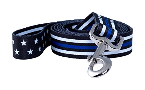 Native Pup Thin Blue Line Polizei-Hundeleine (Sterne) von Native Pup