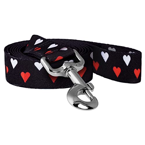 Native Pup Valentinstag Hundeleine (Valentinstag White & Red Hearts) von Native Pup