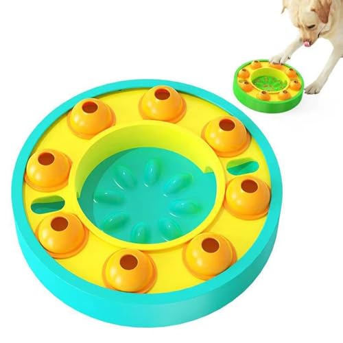 Natudeco Dog Slow Feeder, interaktives Hundespielzeug, Hunde-Puzzle-Schüssel, Hundefutter, Leckerli-Fütterungsspielzeug für IQ-Training, Welpen-Katzen, Spaß beim Füttern von Natudeco