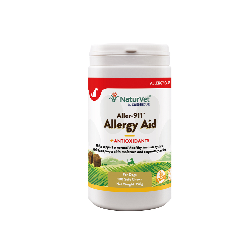 NaturVet Aller-911 Advanced Allergy Aid Snacks - 180 Stück von NaturVet