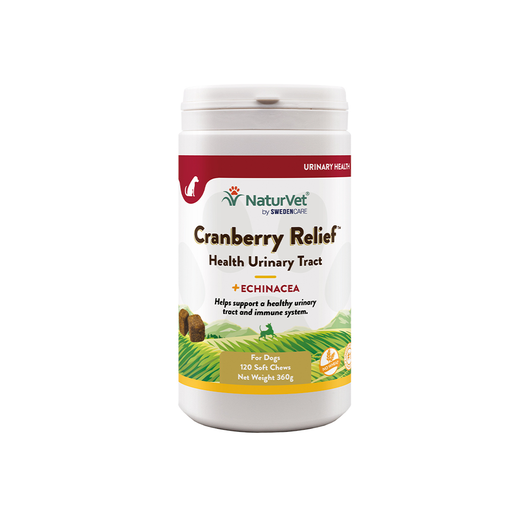 NaturVet Cranberry Relief - 120 Kautabletten von NaturVet