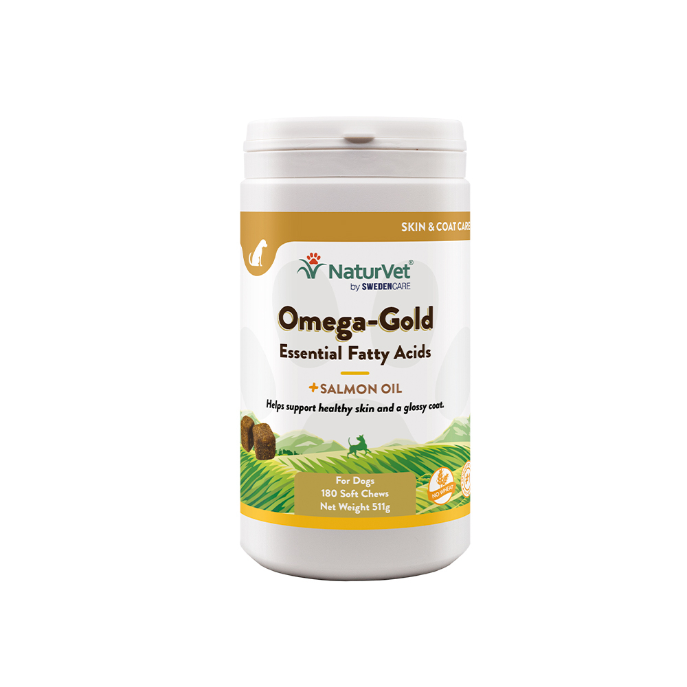 NaturVet Omega Gold - 180 Kautabletten von NaturVet