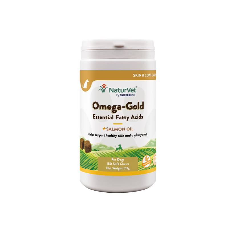 NaturVet Omega Gold - 180 Kautabletten von NaturVet