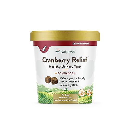 NaturVet Cranberry Relief Plus Echinacea for Cats, 60 ct Soft Chews, Made in USA by NaturVet von NaturVet