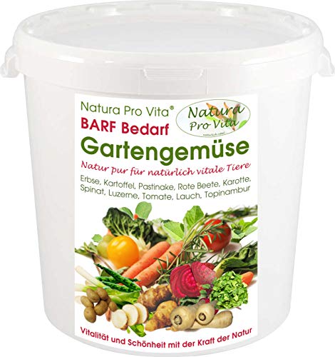 Barfgemüse Hunde Gemüsemischung glutenfrei getreidefrei ohne Chemie Gemüse Mix Barfen Hund Deutscher Anbau Natura ProVita Gartengemüse 500g von Natura Pro Vita