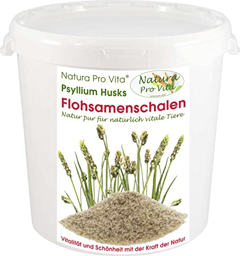 Flohsamenschalen Hund Diätfutter zum Abnehmen gut für Verdauung Magen Darm Naturprodukt 500g von Natura Pro Vita