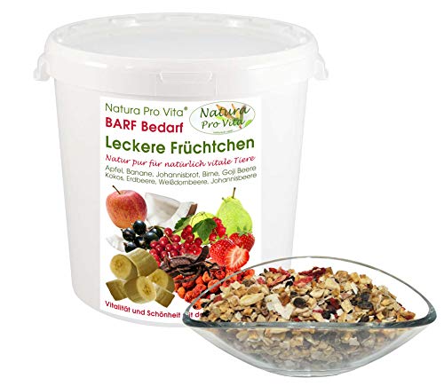 Obstmischung Hunde Barf Früchte Obst Mix Barfen Hund zuckerfrei glutenfrei getreidefrei ohne Chemie vitaminreich Fruchtmischung Natura ProVita 3kg von Natura Pro Vita