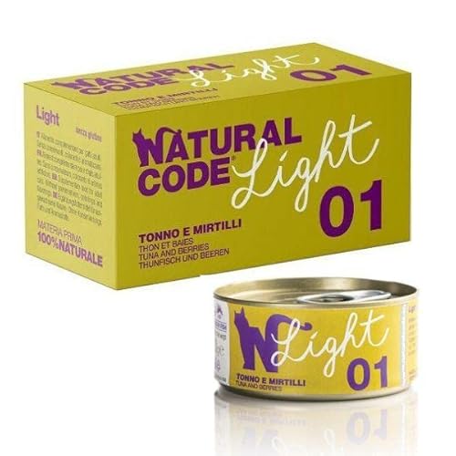 NATURAL CODE LIGHT 01 TONNO E MIRTILLI. 4x70GR von Natural Code