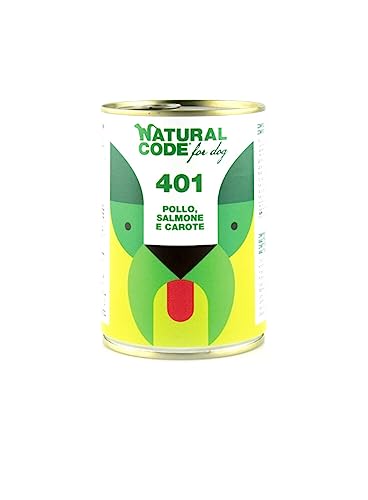 Natural Code Für 400g Hund, Huhn Lachs und Karotten von Natural Code