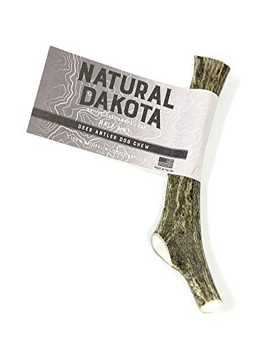 Natur Dakota Premium Deer Antler Kauspielzeug für Hunde Spielzeug, Small von Natural Dakota