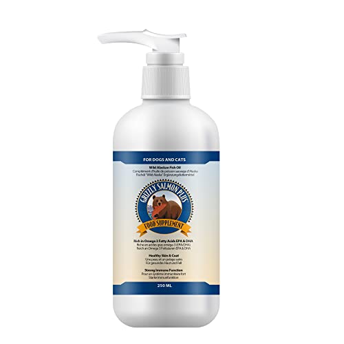 Natural Greatness Alaska Grizzly Wildlachsöl - reines Naturprodukt für Ihr Haustier (250 ml) von Natural Greatness