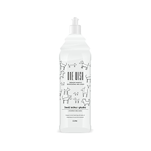 1L ONE Wish Hundeshampoo Hunde mit kurzem und glattem Fell 1000ml von Natural Trail