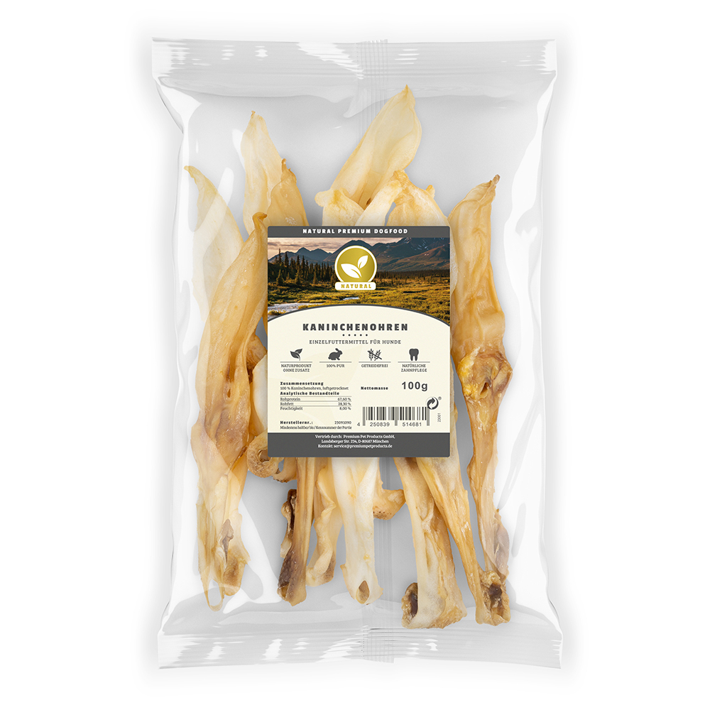 Natural | Kaninchenohren | 100 g von Natural