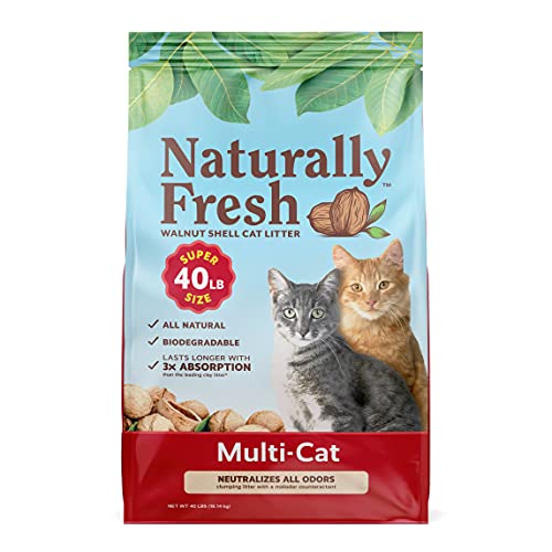 Naturally Fresh 25001 Katzenstreu, Walnuss, 18 kg von Naturally Fresh