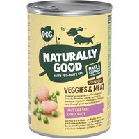 Naturally Good Nassfutter Hund Veggies & Meat Junior Süßlupinen und Pute 12x400 g von Naturally Good