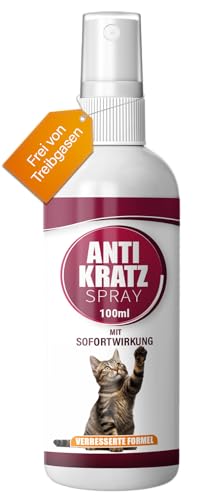 Nature Animal® Anti Kratz Spray mit Sofortwirkung gegen Katzenmarkierung für Innen und Außen + Katzen ABWEHR – Katzenfernhaltespray STOPP bleib Weg von Nature Animal