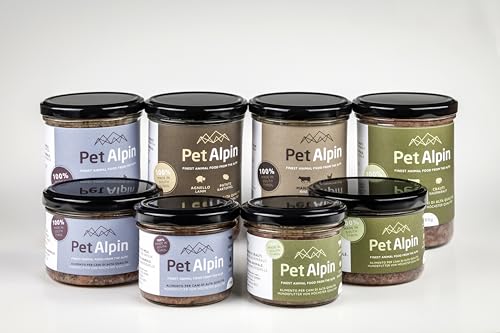 Pet Alpin hochwertiges Hundefutter aus Südtirol (100gr 24 Stück, Mixed) von Nature Pet