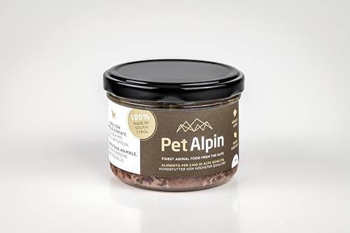 Pet Alpin hochwertiges Hundefutter aus Südtirol (100gr 24 Stück, Schwein & Karotte) von Nature Pet