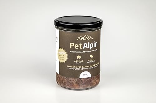 Pet Alpin hochwertiges Hundefutter aus Südtirol (380gr 12 Stück, Schwein & Kartoffel) von Nature Pet