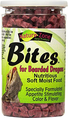 Nature Zone (3 Pack) Bearded Dragon Bites Nutritious Soft Moist Food 9oz von Nature Zone