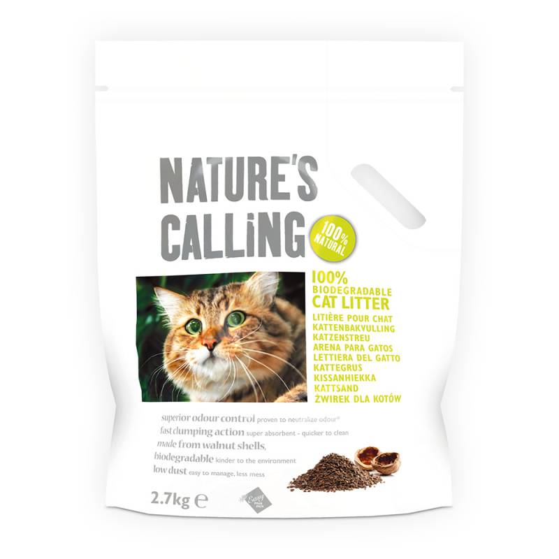 Nature's Calling Katzenstreu - 2,7 kg von Nature's Calling