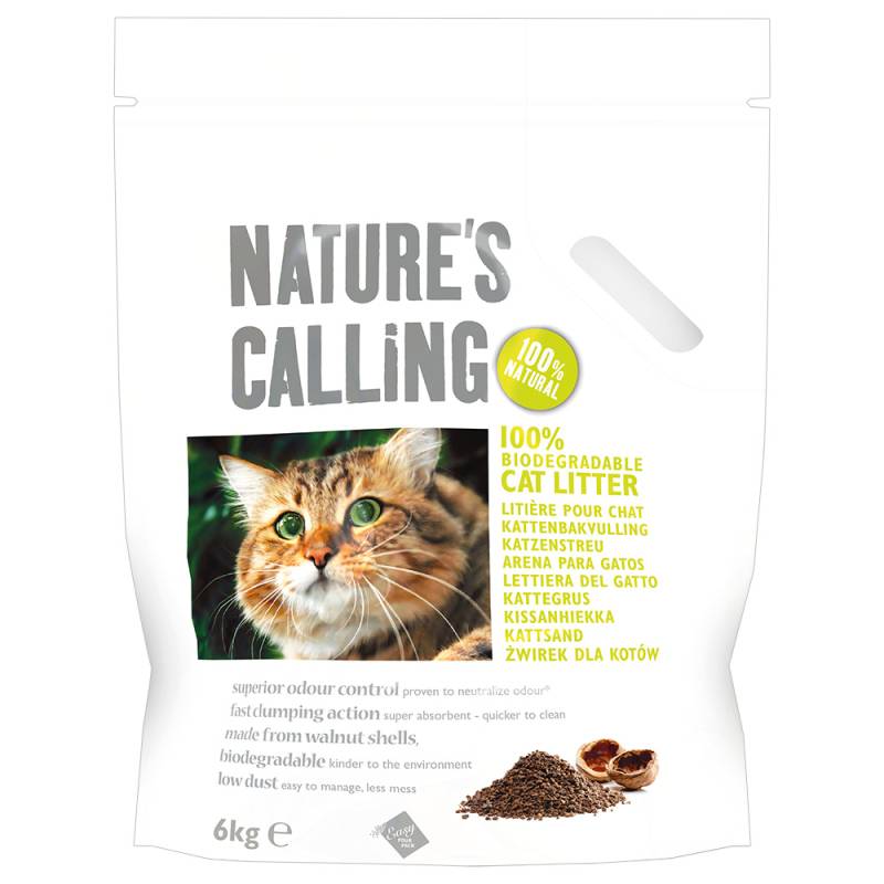 Nature's Calling Katzenstreu - 6 kg von Nature's Calling