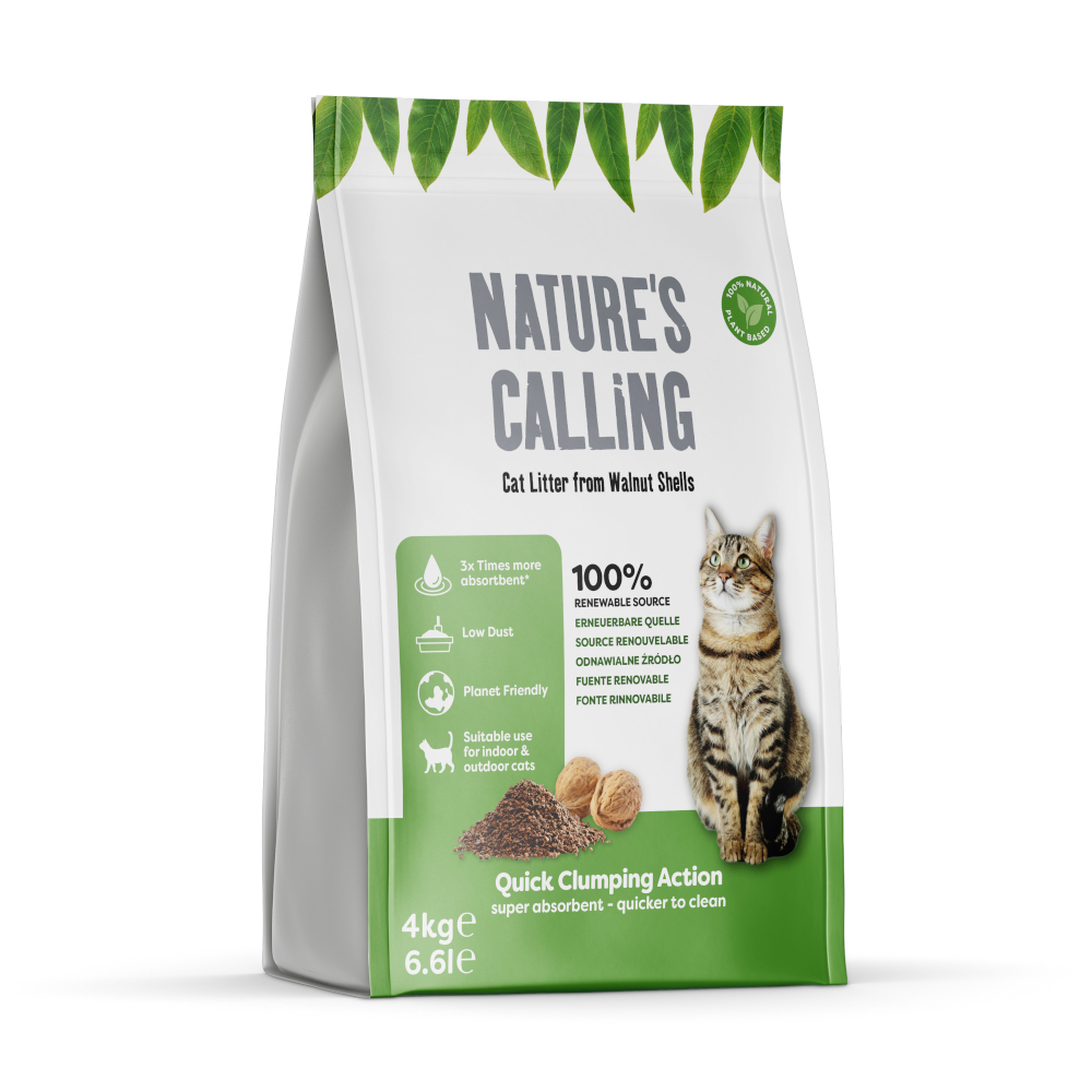 Nature's Calling Katzenstreu - Sparpaket: 2 x 4 kg Nature's Calling Katzenstreu - Sparpaket: 2 x 4 kg von Nature's Calling