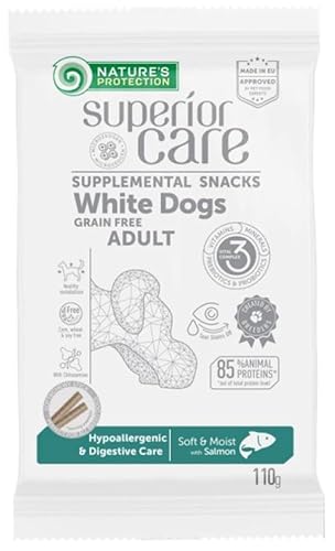 Natures PROT White Dog Snack Hypo&Digestive GF Lachs, 110 g von Nature's Protection