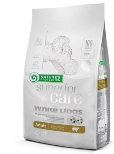 Natures Protection White Dog Adult Small Breed Lamm, 17 kg von Nature's Protection